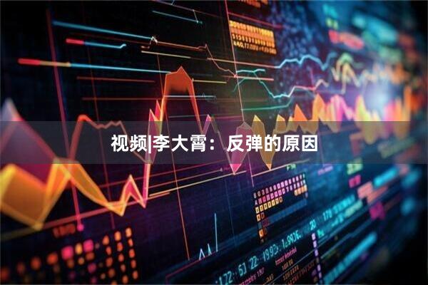 视频|李大霄：反弹的原因