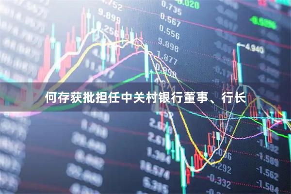 何存获批担任中关村银行董事、行长