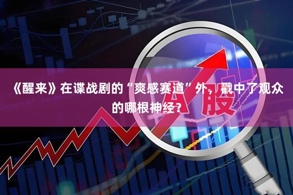 《醒来》在谍战剧的“爽感赛道”外，戳中了观众的哪根神经？